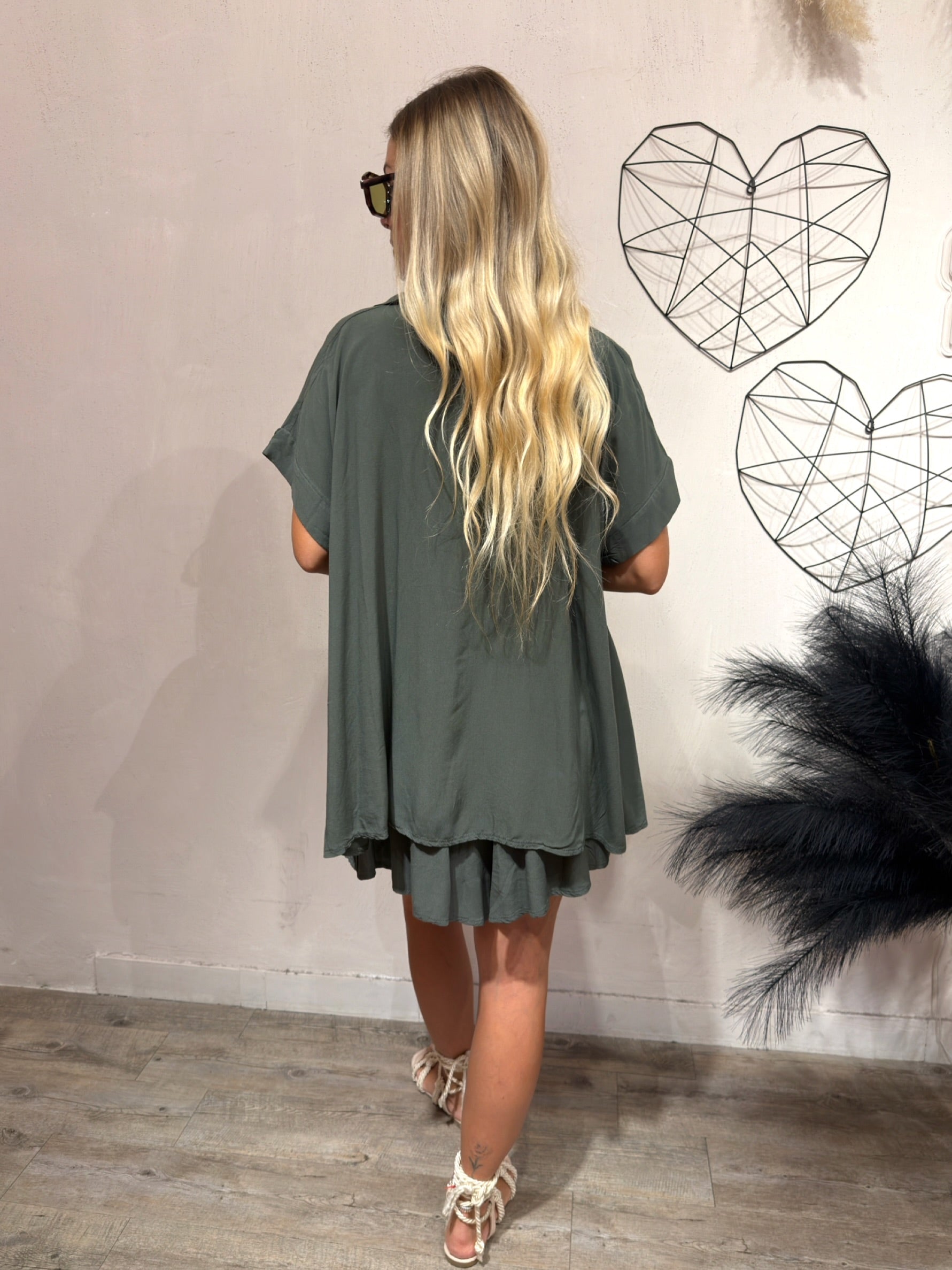 Set Camicia+Short Viscosa +colori