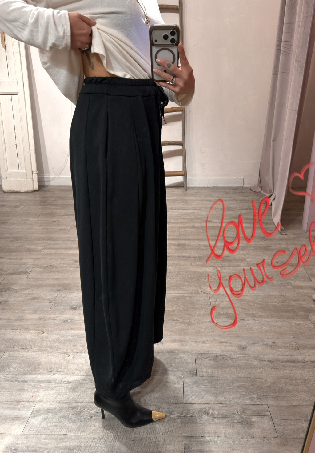 Pantalone Balloon Felpa +colori