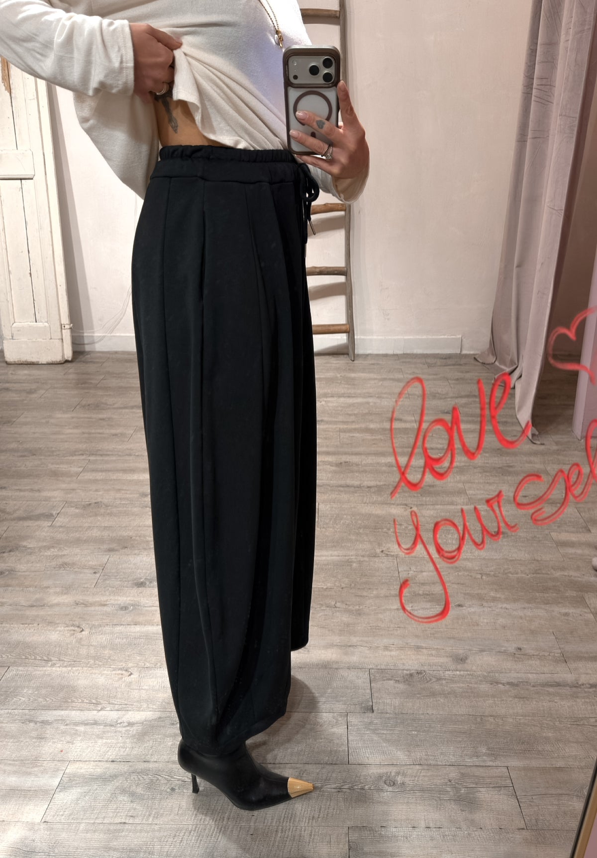 Pantalone Balloon Felpa +colori