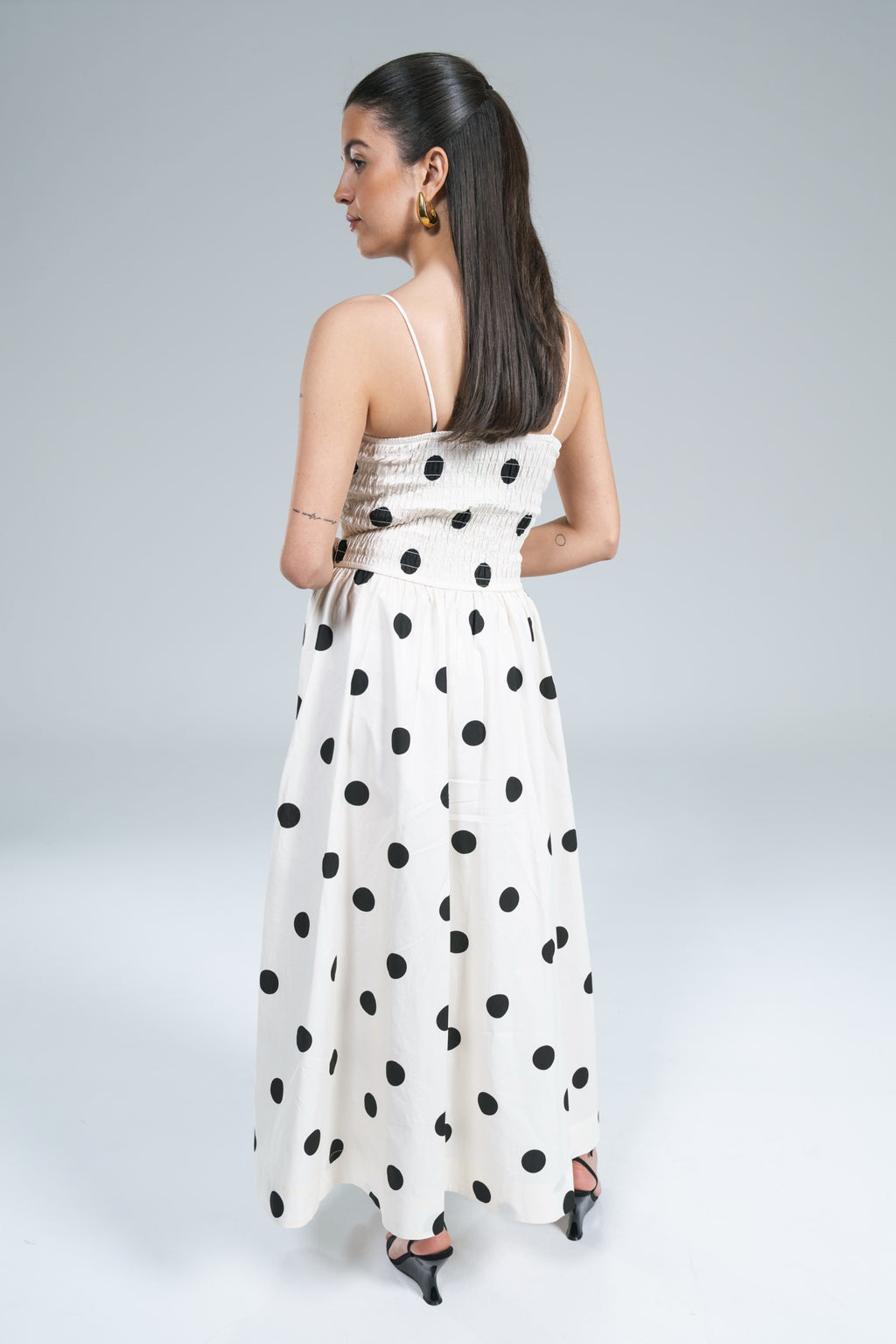 Abito Pois Punto Smock Glamorous