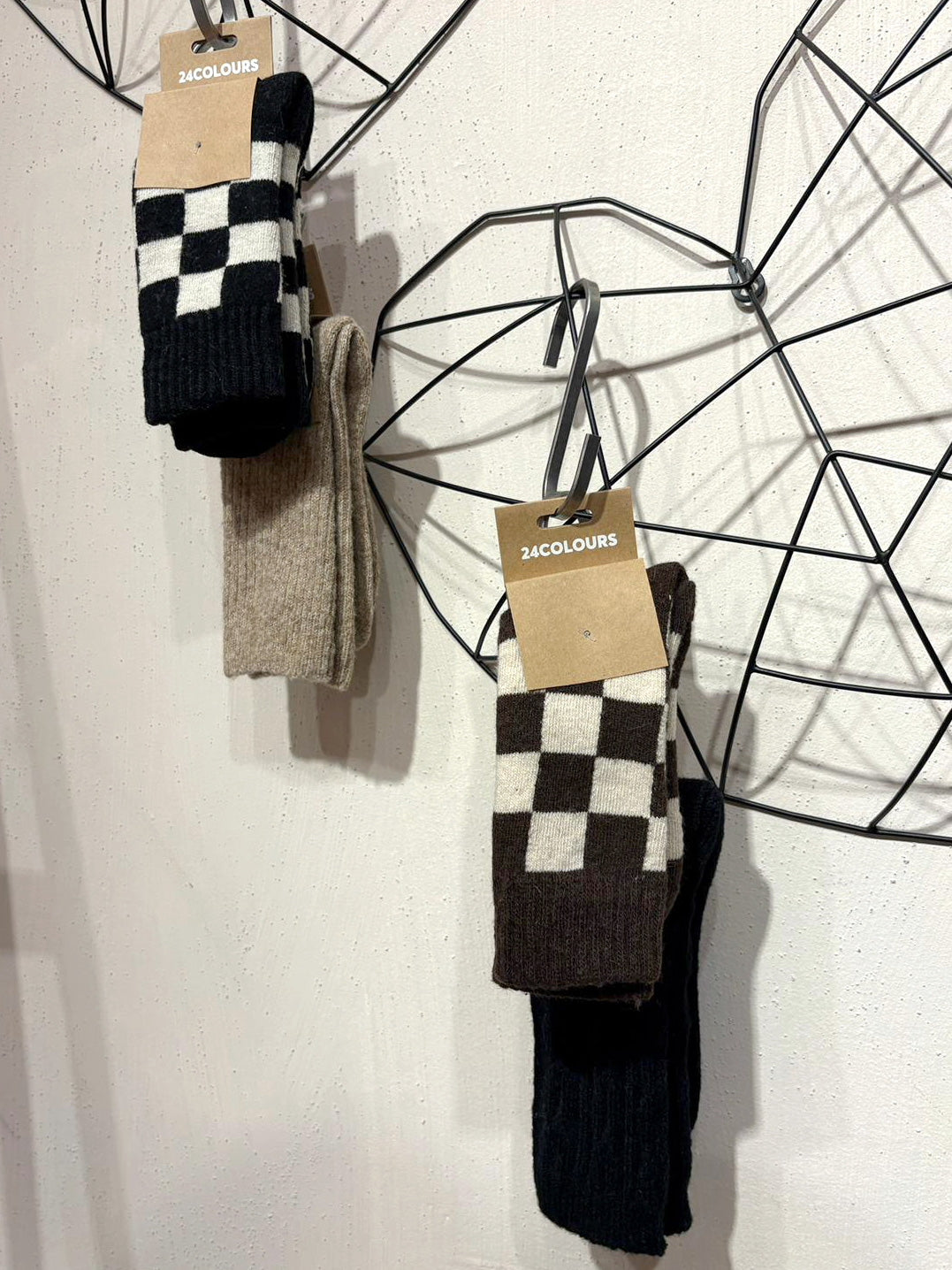 Calzini Check 24Colours +colori