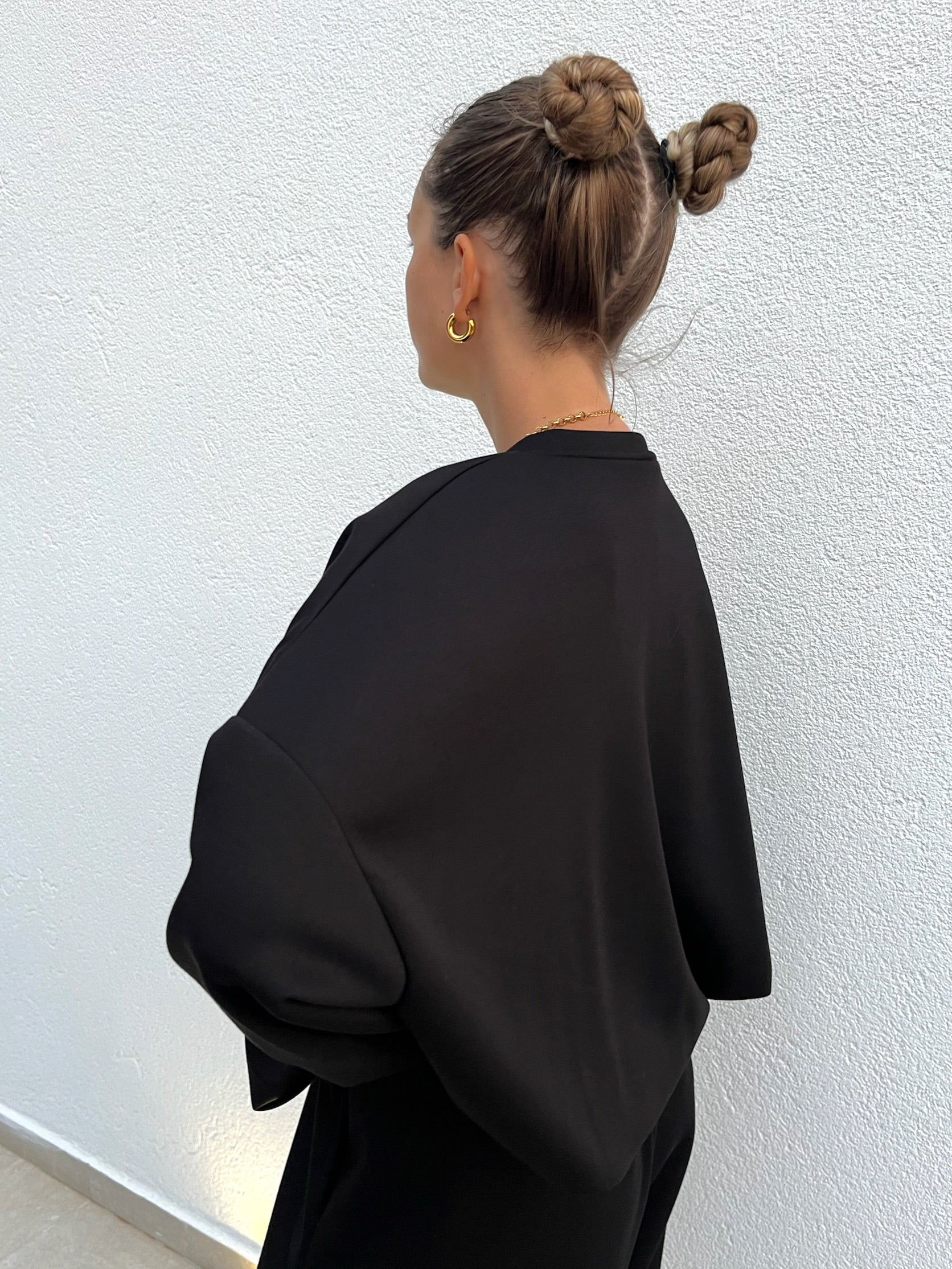 Felpa Crop Scuba +colori