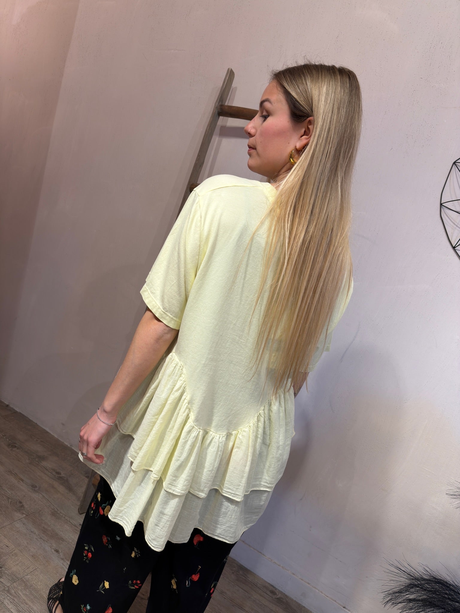 T-shirt Balze Agata Giallo