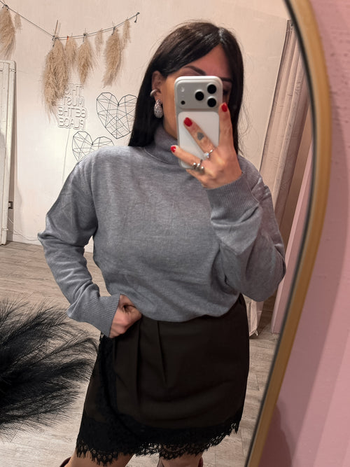Maglia Basic Dolcevita +colori