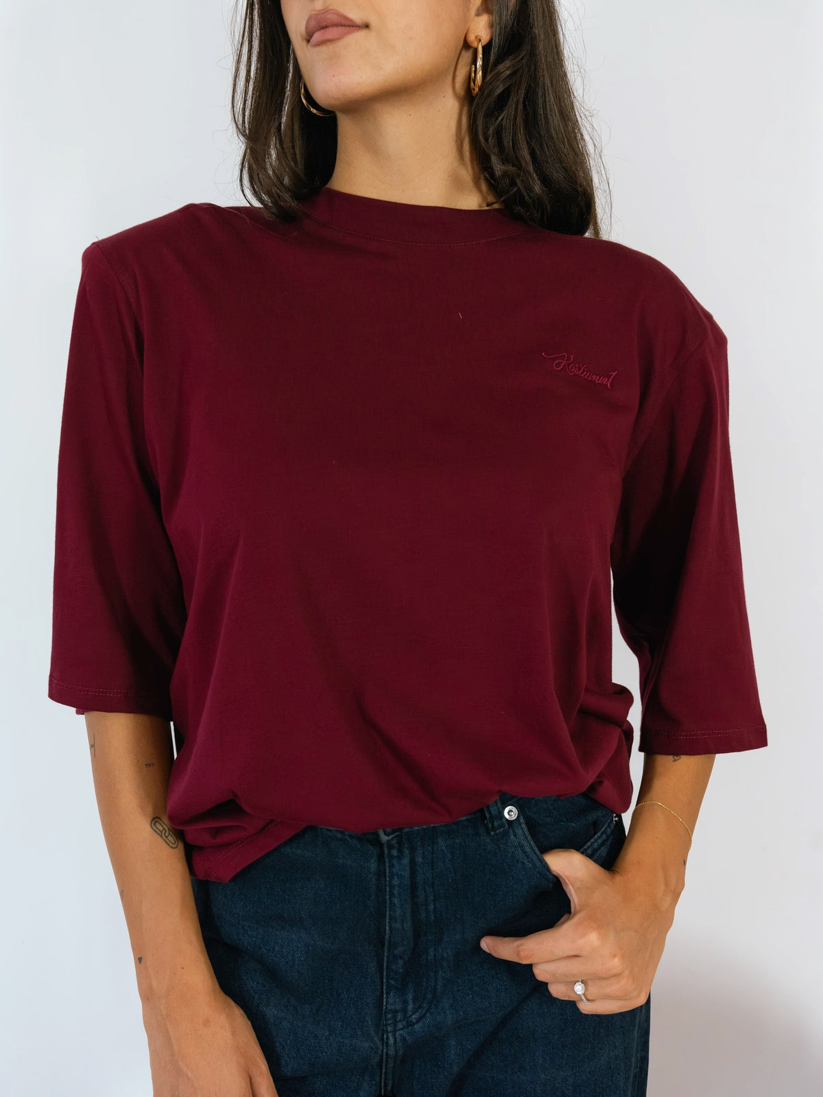 T-Shirt Spalline Manica Gomito Kostumn1 +colori