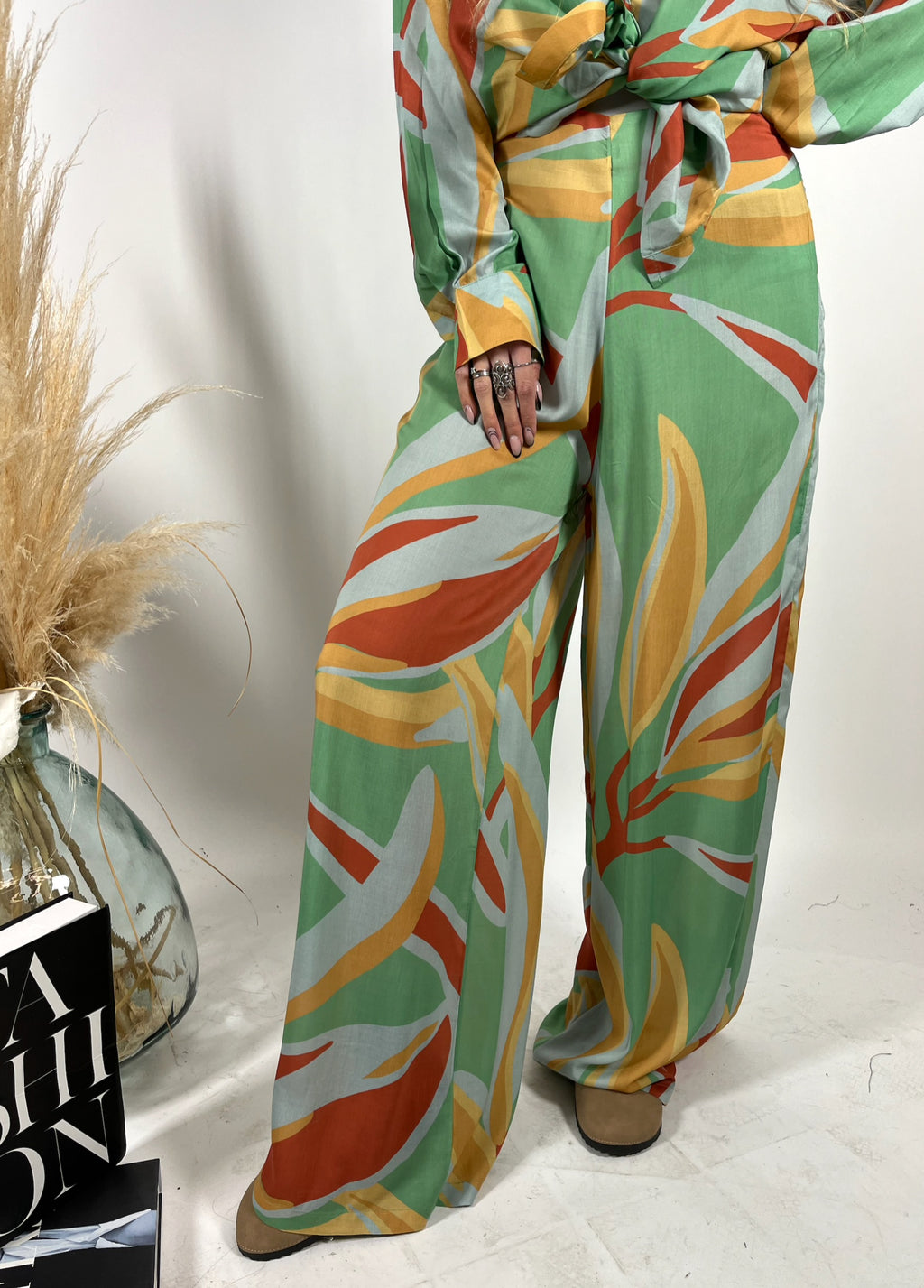 Pantalone Viscosa Fluida Vintage