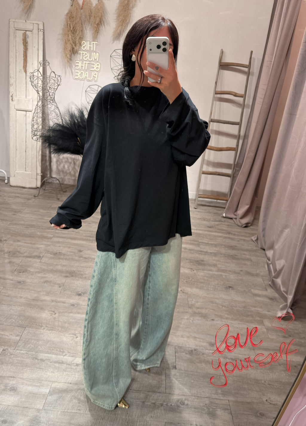 Maxi T-Shirt M/Lunga Cotone Kostumn1 +colori