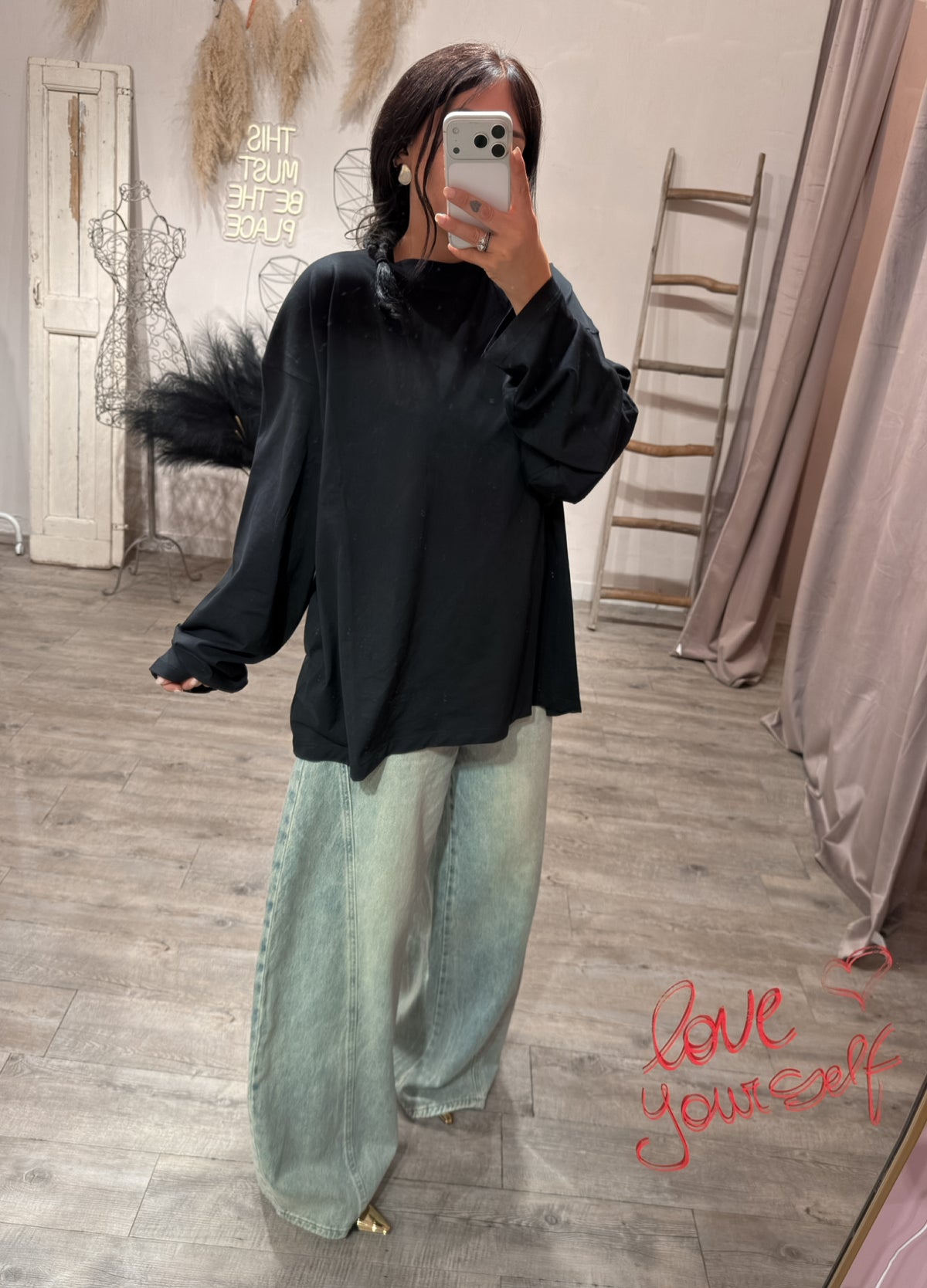 Maxi T-Shirt M/Lunga Cotone Kostumn1 +colori