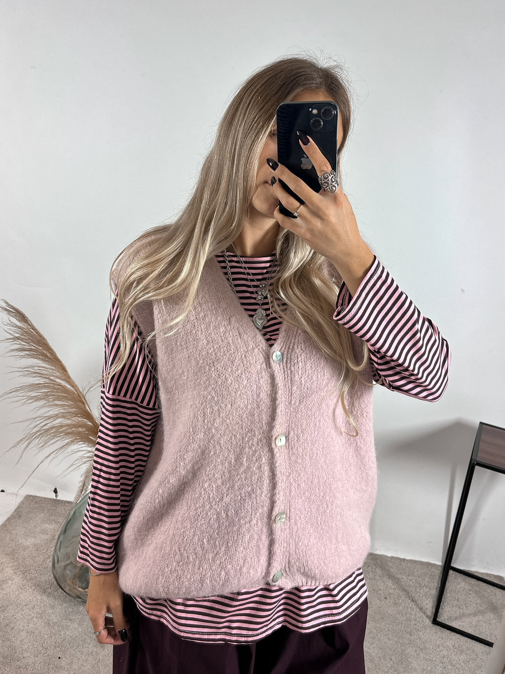 Gilet Alpaca Oversize +colori