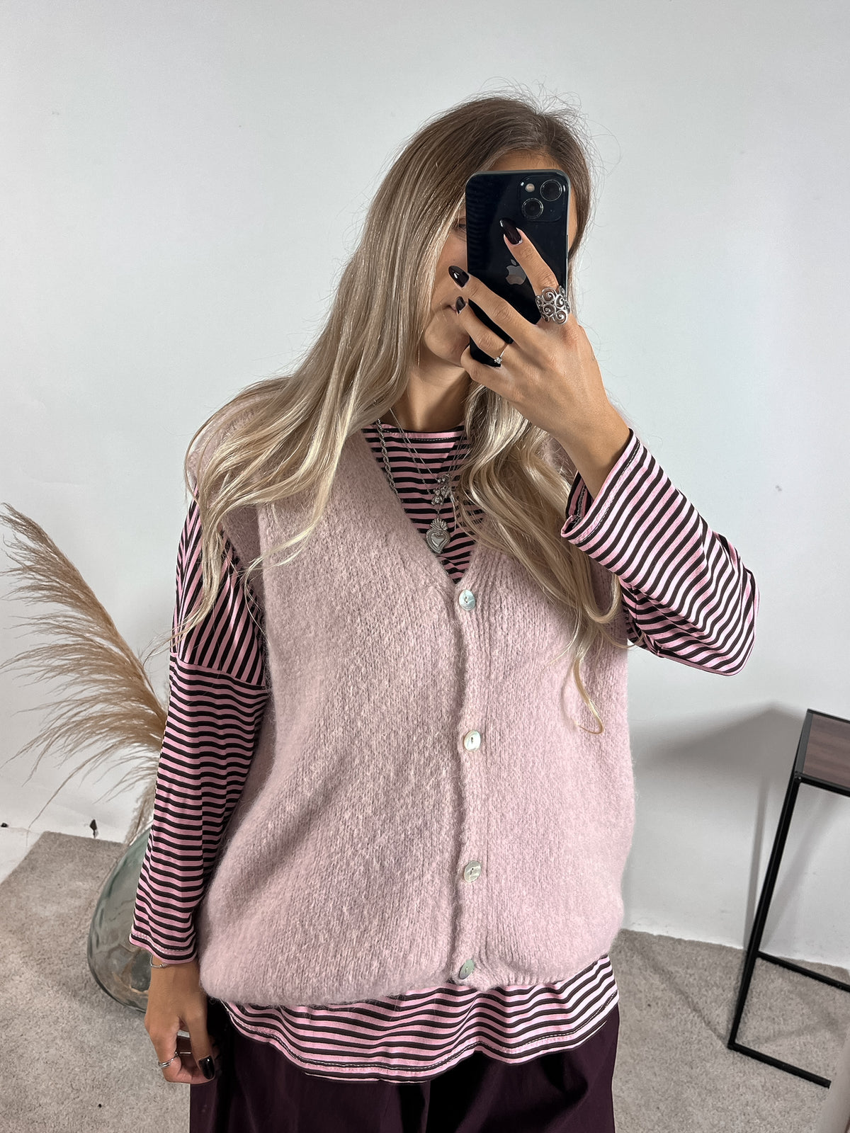 Gilet Alpaca Oversize +colori