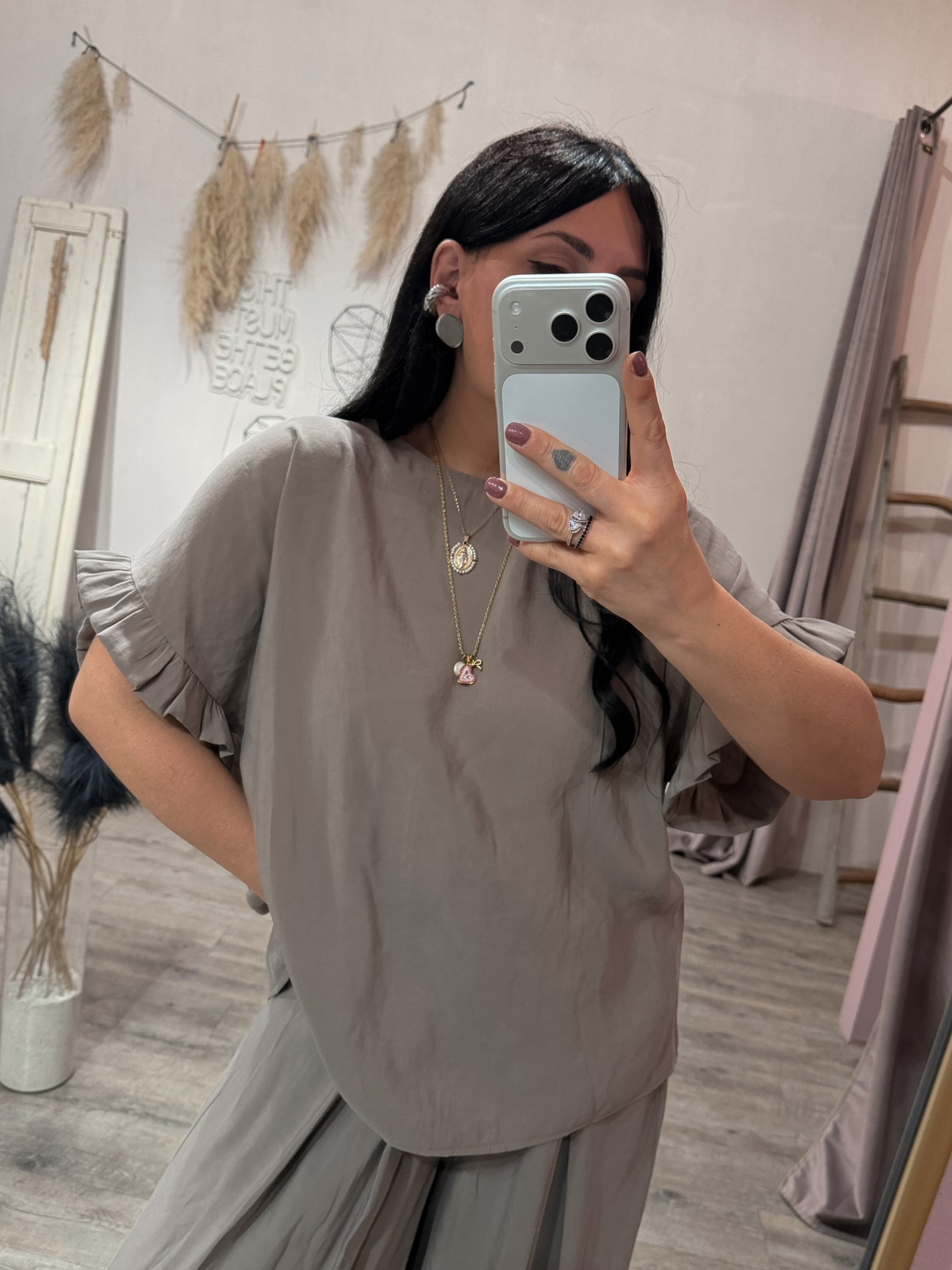 Blusa Parisienne Viscosa Lavata +colori