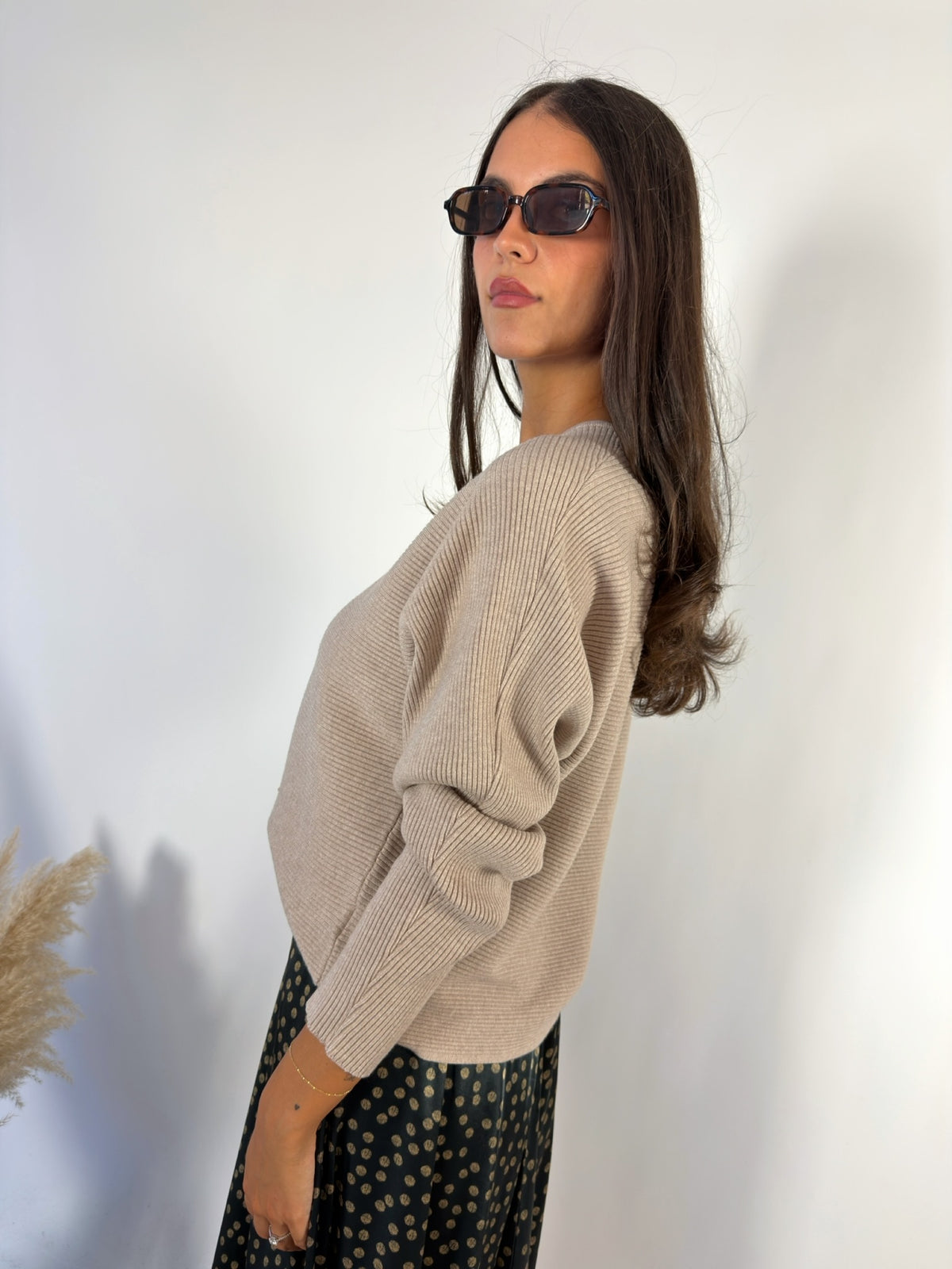 Maxi Maglia Coste Viscosa Stretch Compania Fantastica +colori