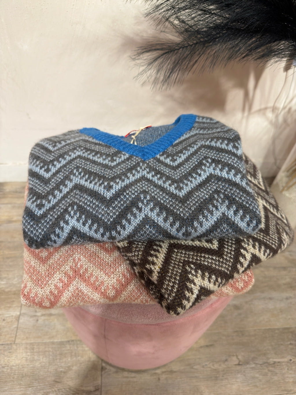 Gilet Jacquard Smile +colori