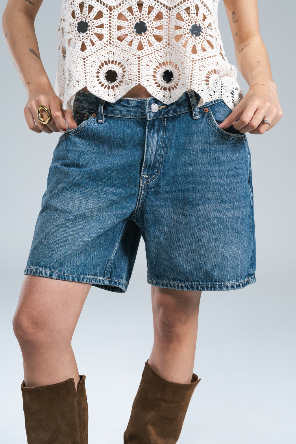 Bermuda Dr. Denim Blu Medio