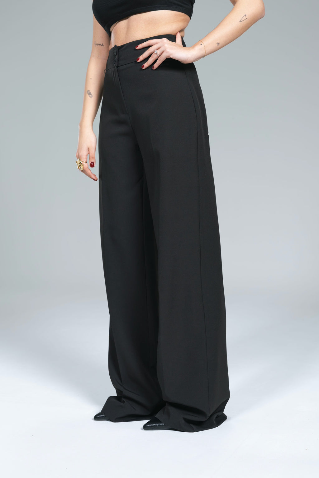 Pantalone Palazzo Elegance Kostumn1 Nero