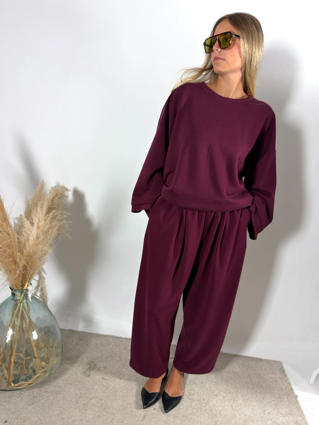 Pantalone Ovetto Curvy Scuba +colori