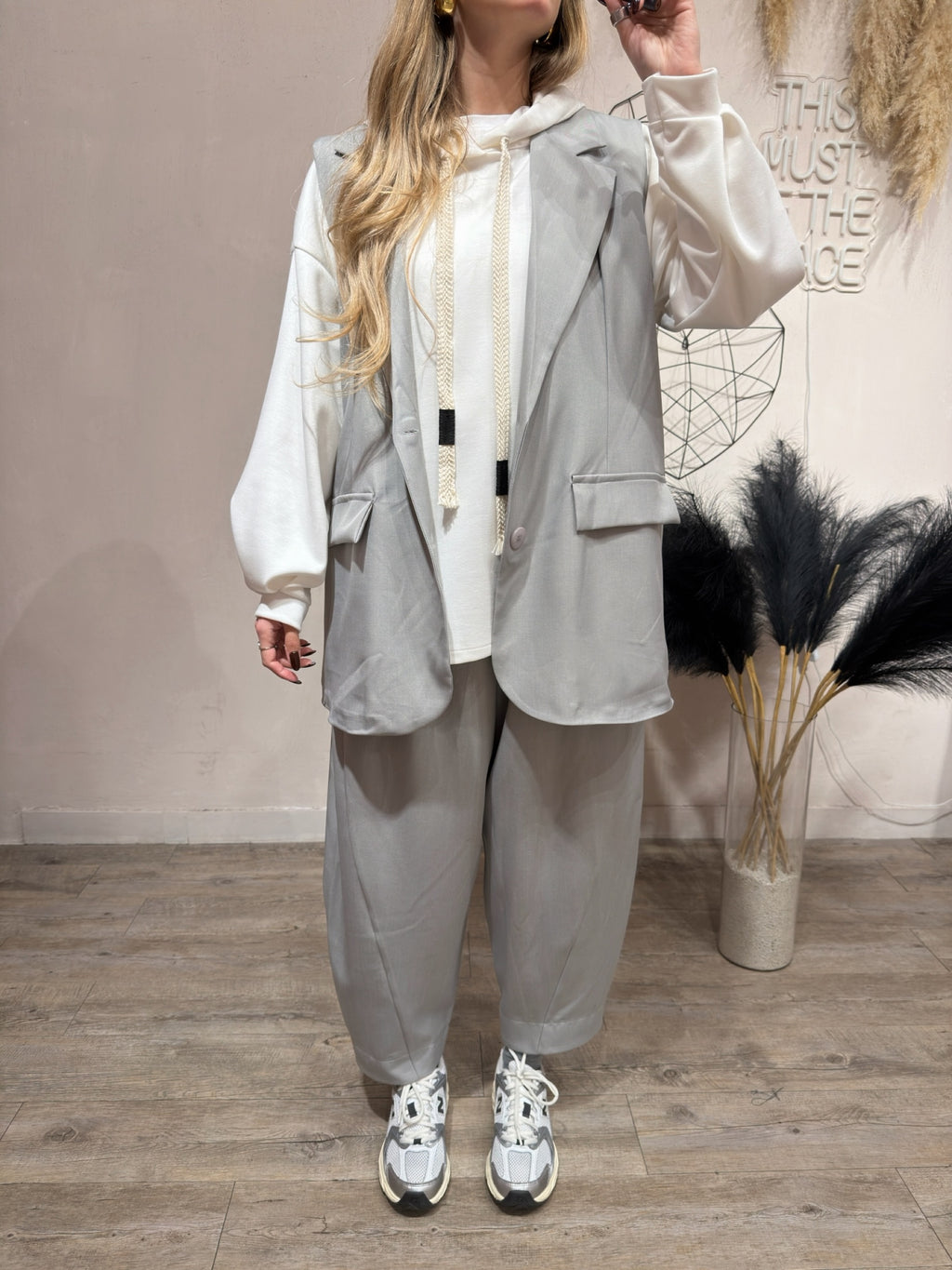 Gilet Ginevra Oversize +colori