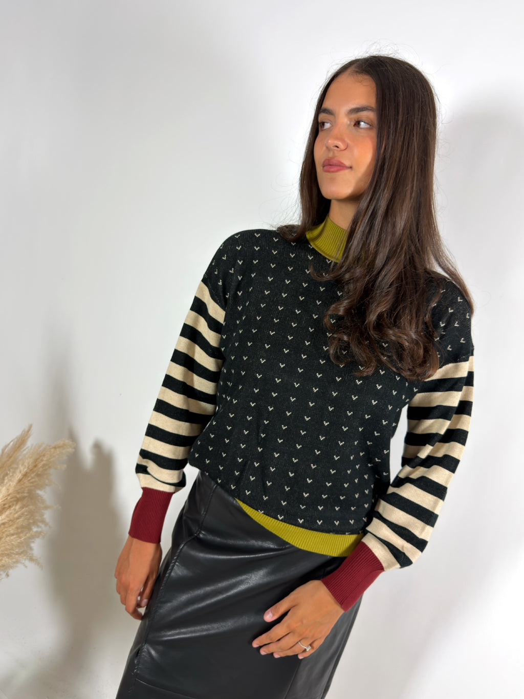 Pull Righe/Fantasia Multicolore Surkana