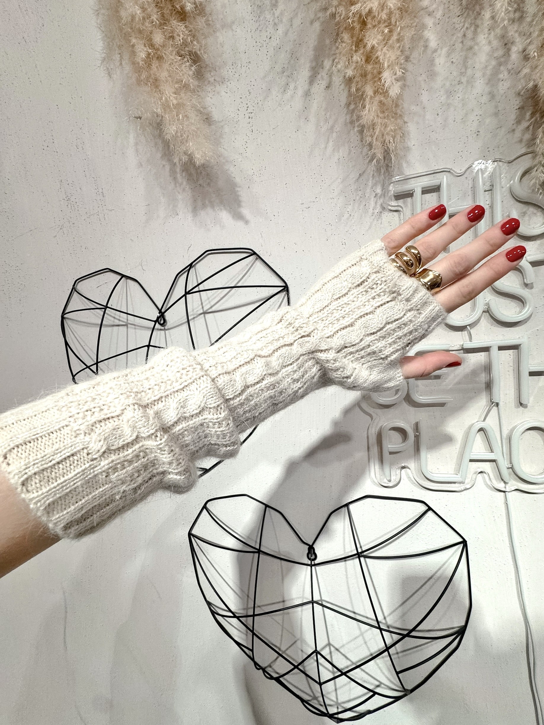 Manicotti Lurex  +Colori