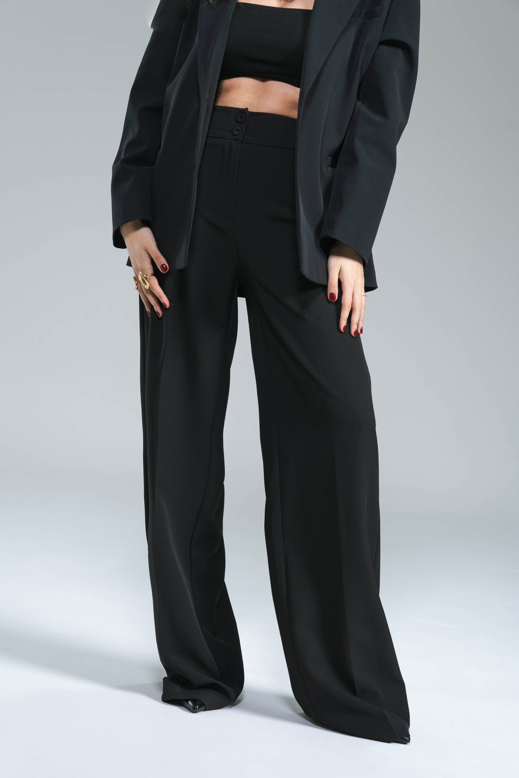 Pantalone Palazzo Elegance Kostumn1 Nero