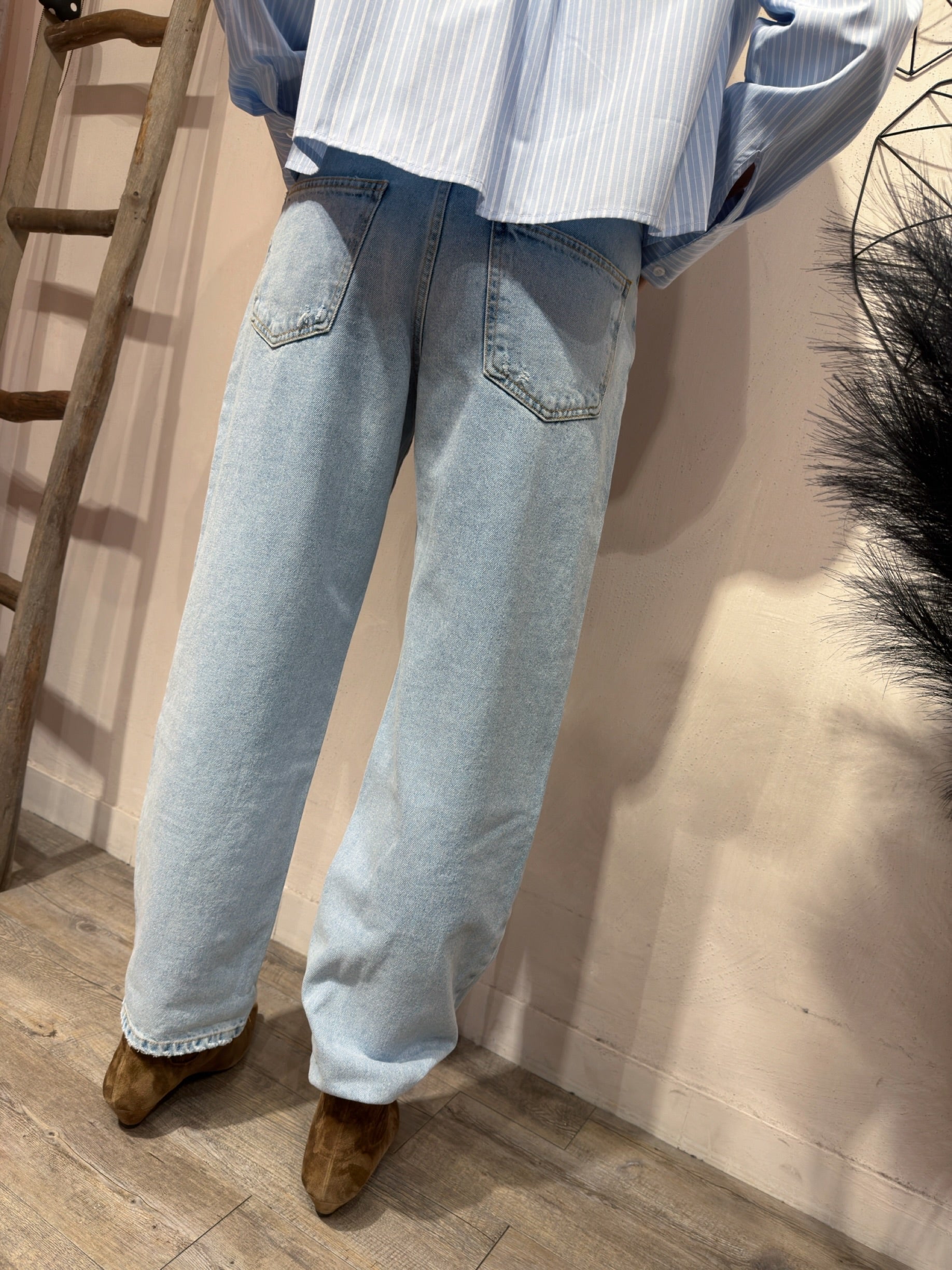 Jeans Boyfriend Rotture Kontatto