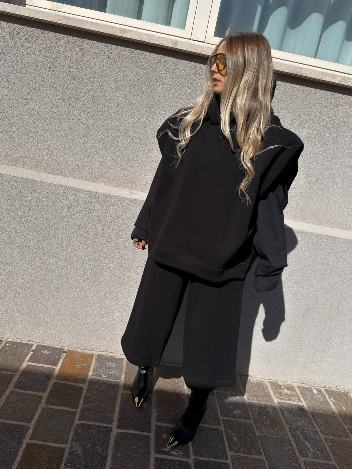 Maxi Bermuda Sporty Nero Kostumn1
