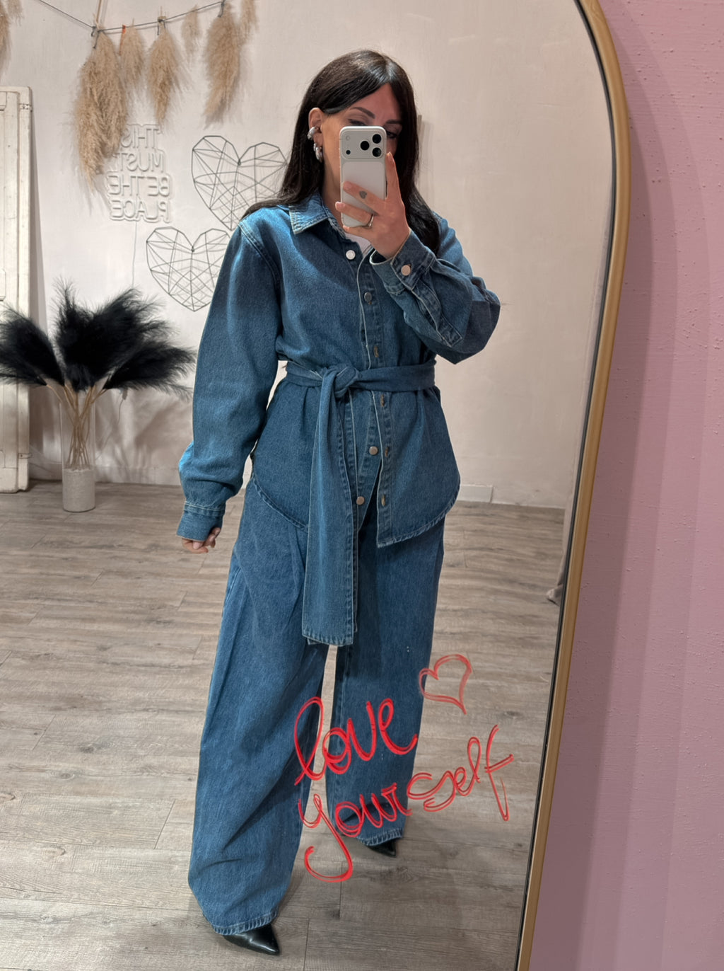 Giacca Denim Fiocco Glamorous