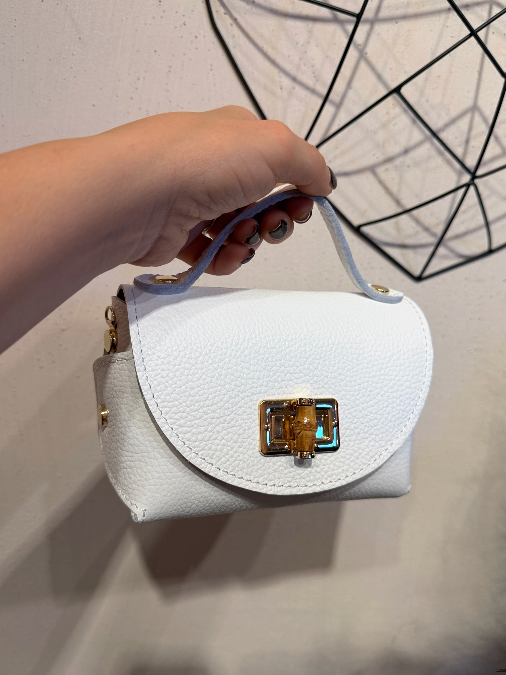 Mini Bag Bauletto Vera Pelle +Colori
