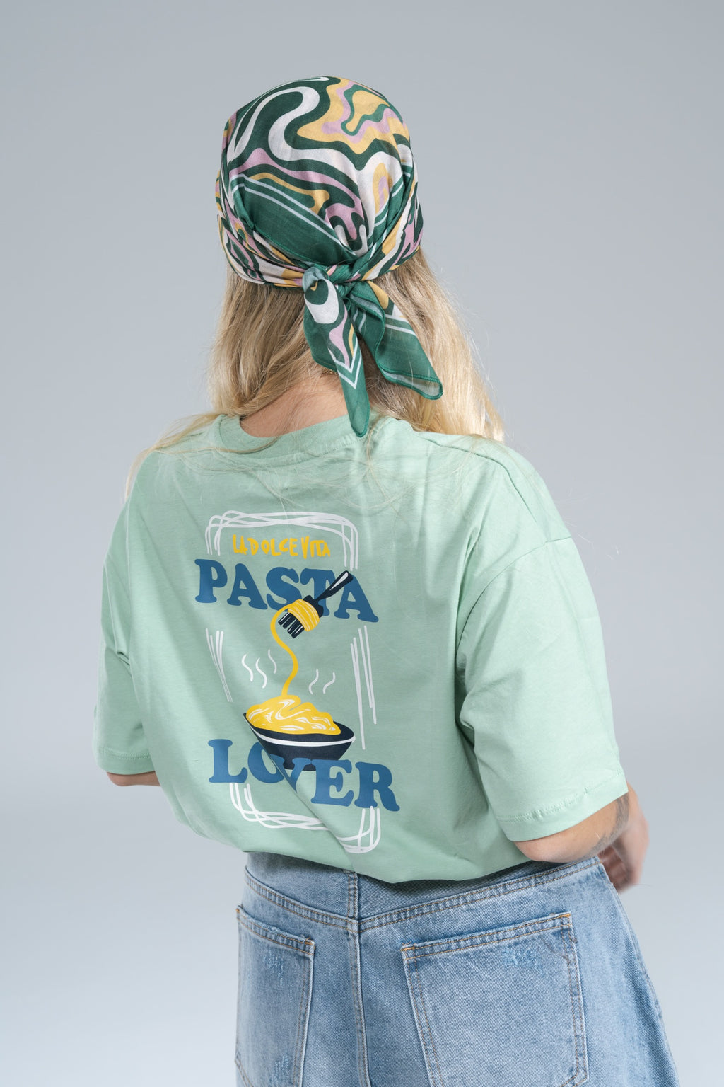 T-shirt “Pasta Lover” Menta