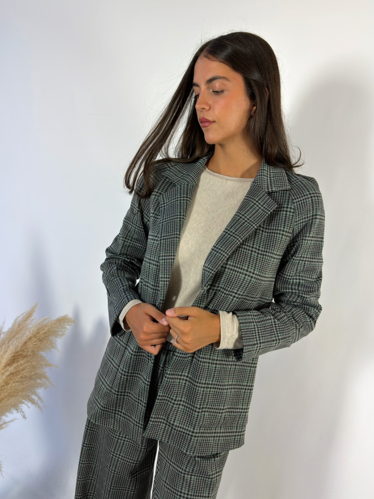 Blazer Over Principe De Galles Surkana