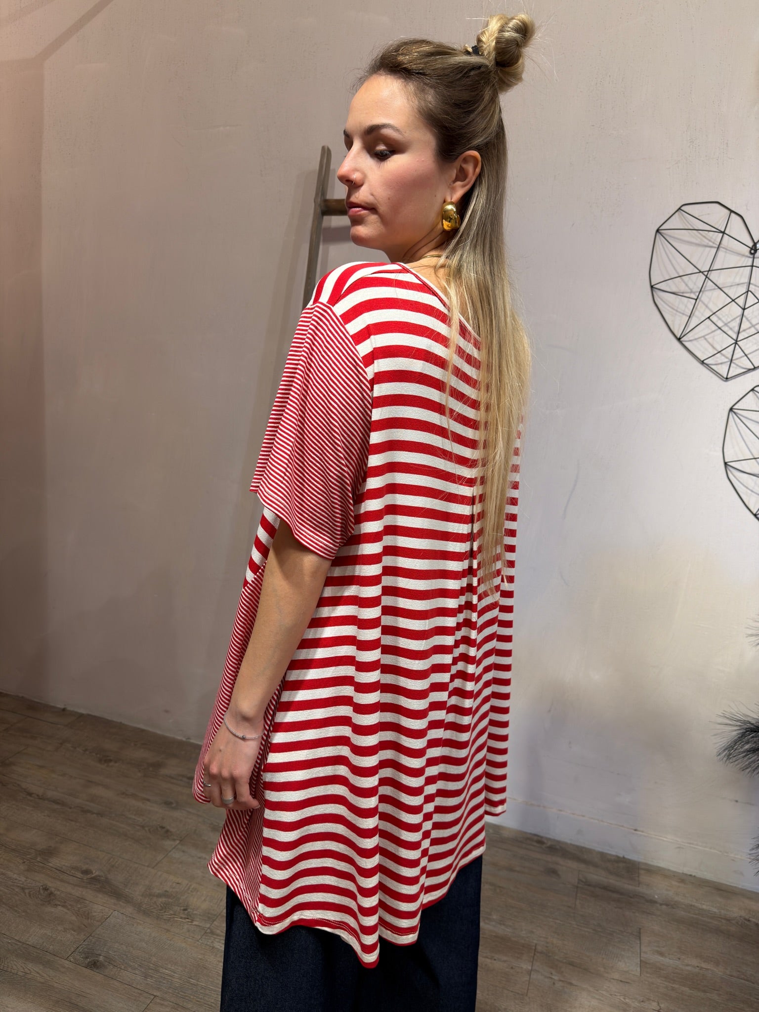 Maxi T-shirt Righe Felicia +colori