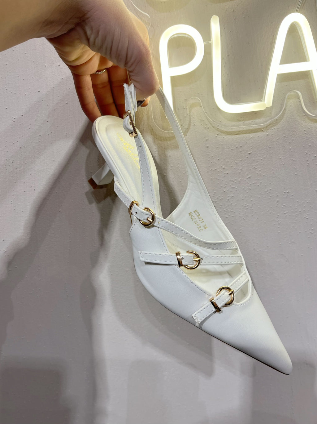 Slingback White