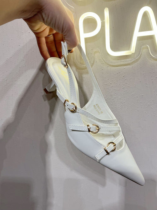 Slingback White