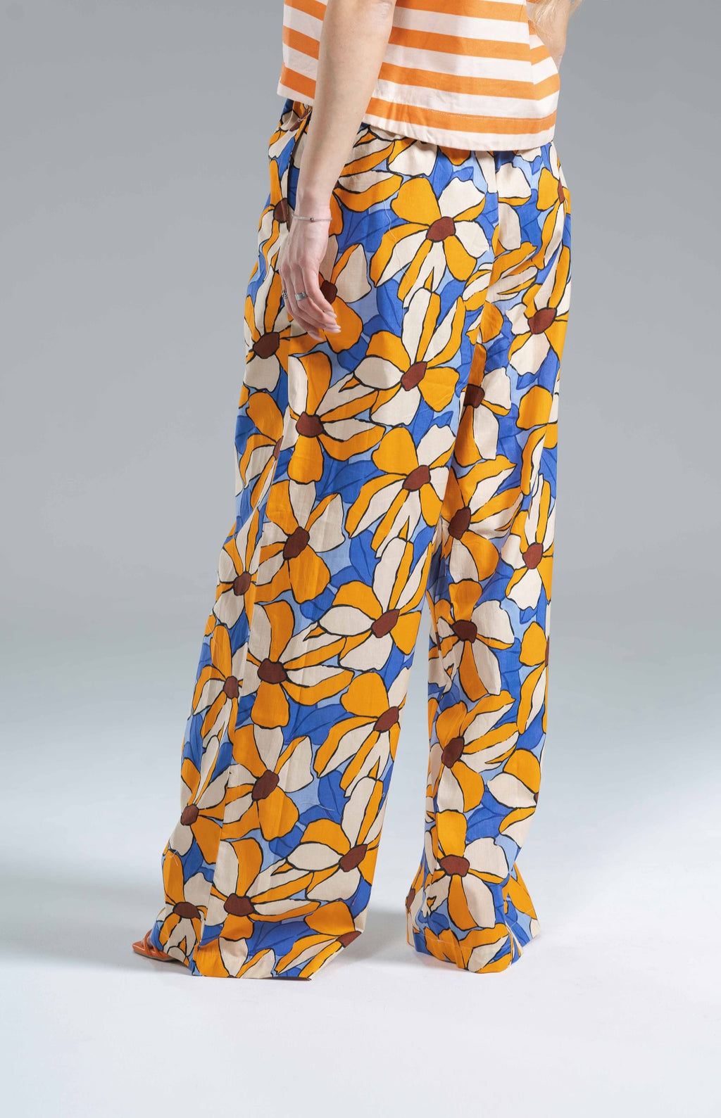 Pantalone Palazzo Cotton Flowers Compania Fantastica