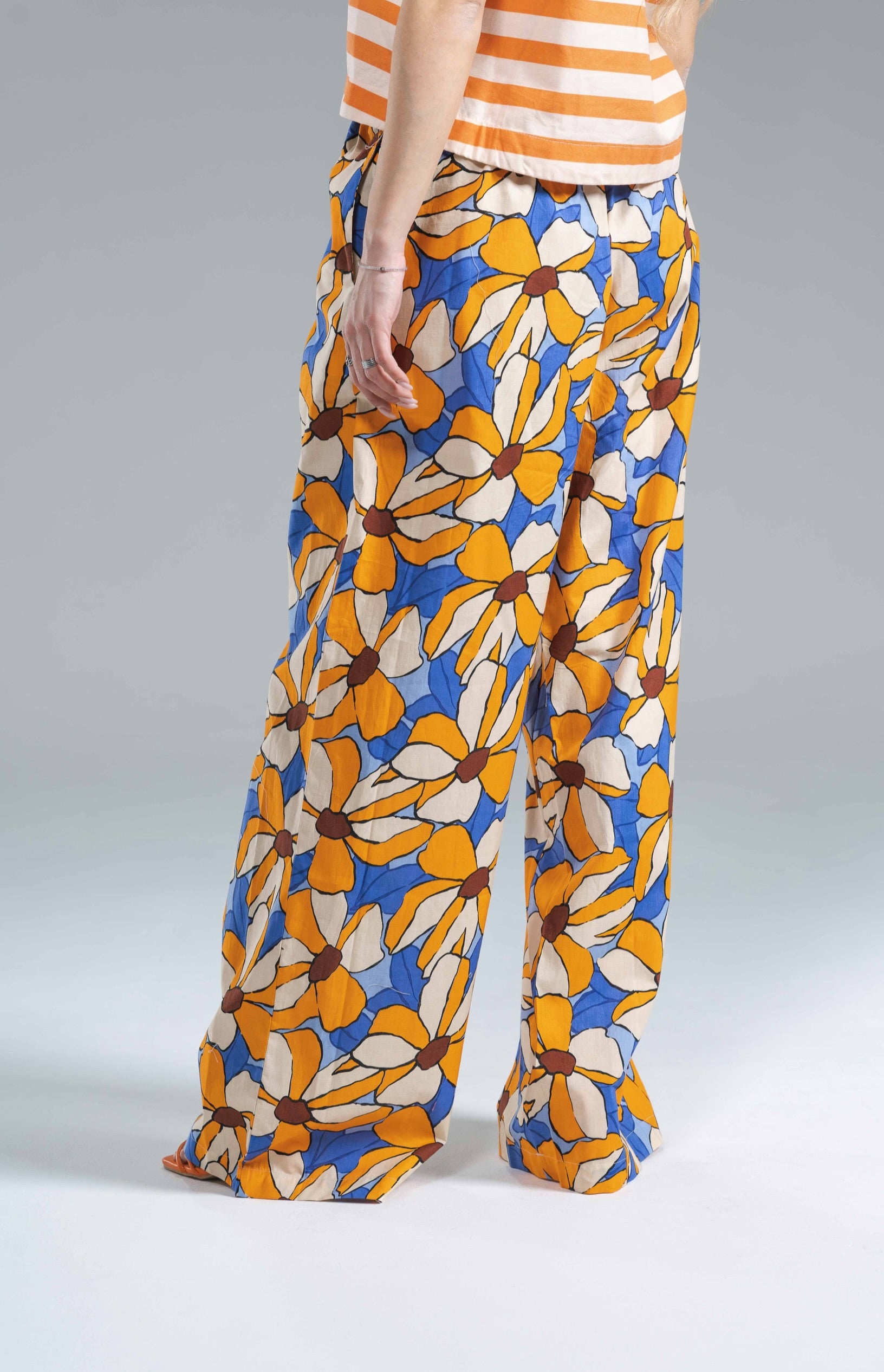 Pantalone Palazzo Cotton Flowers Compania Fantastica