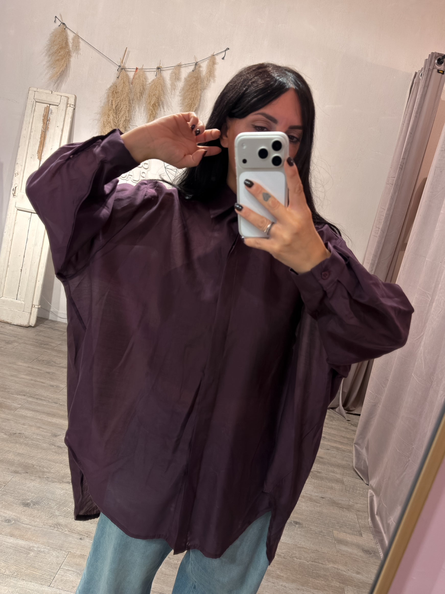 Maxi Camicia Waffle Drusilla +colori