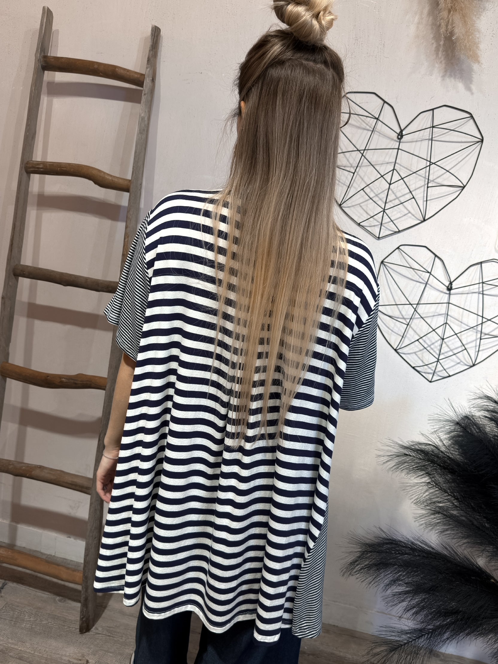 Maxi T-shirt Righe Felicia +colori