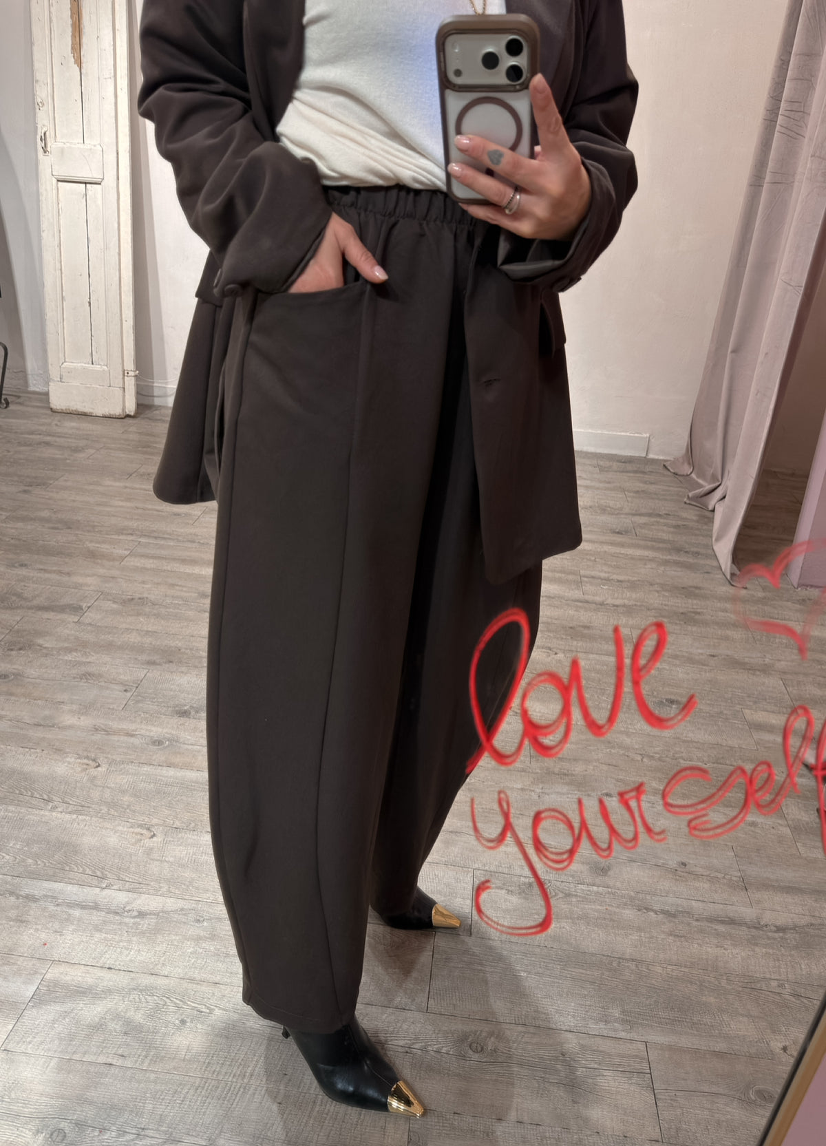 Pantalone Carota tasche Ginevra +colori