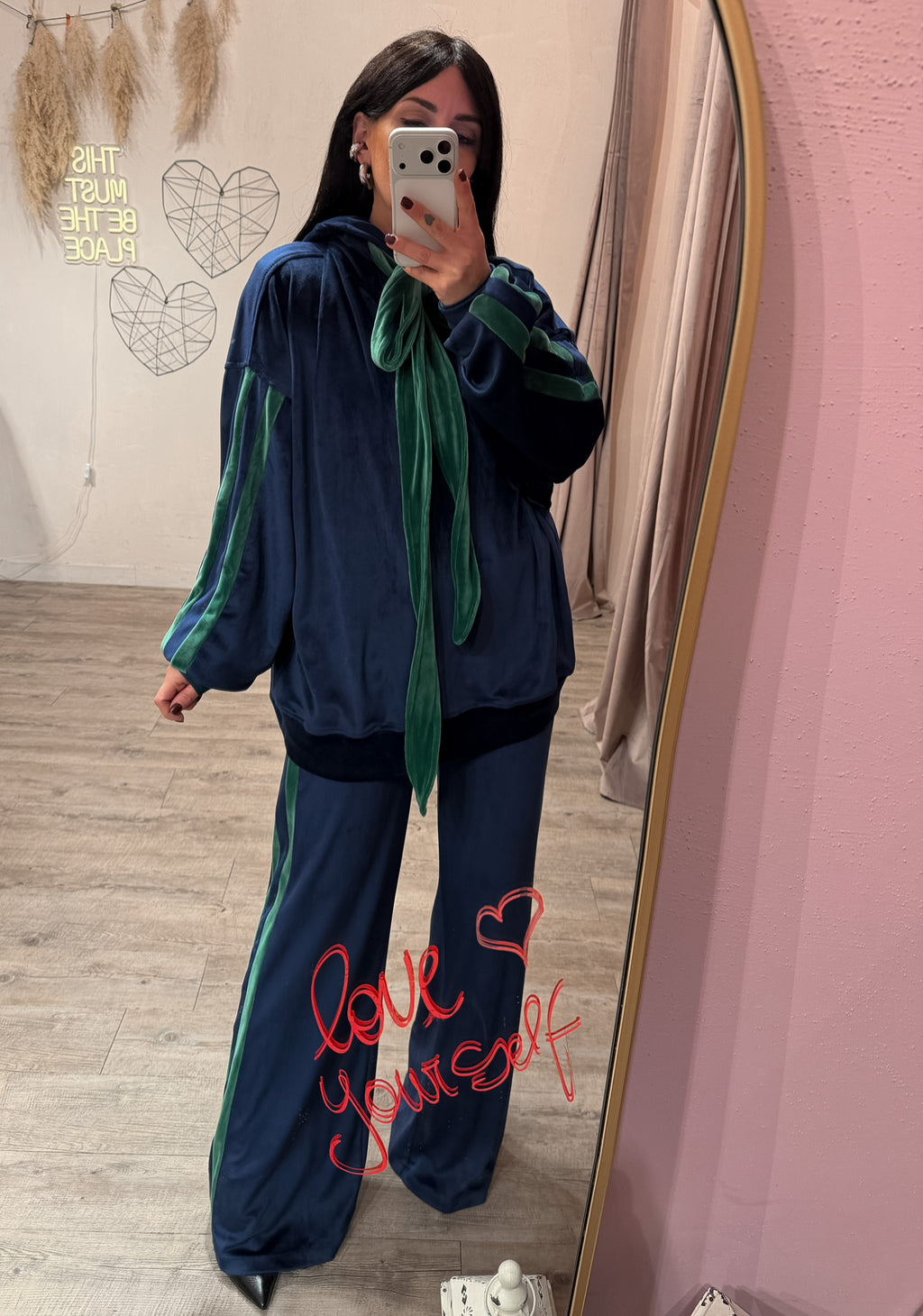 Set Tuta Ciniglia Blu/Verde Kostumn1