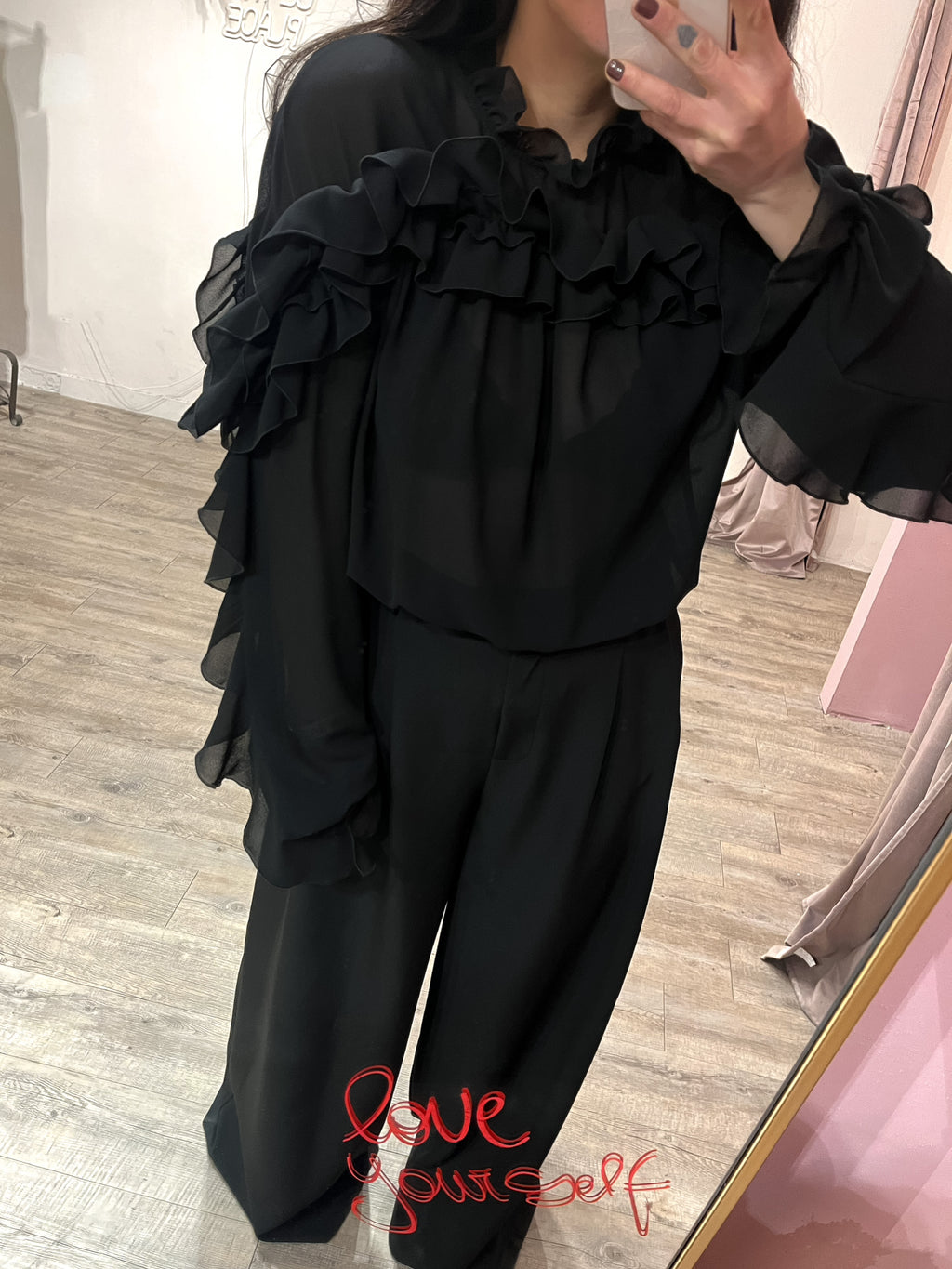Blusa Rouches Cipria Kostumn1