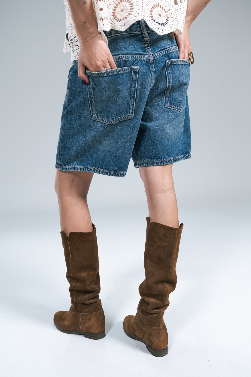Bermuda Dr. Denim Blu Medio