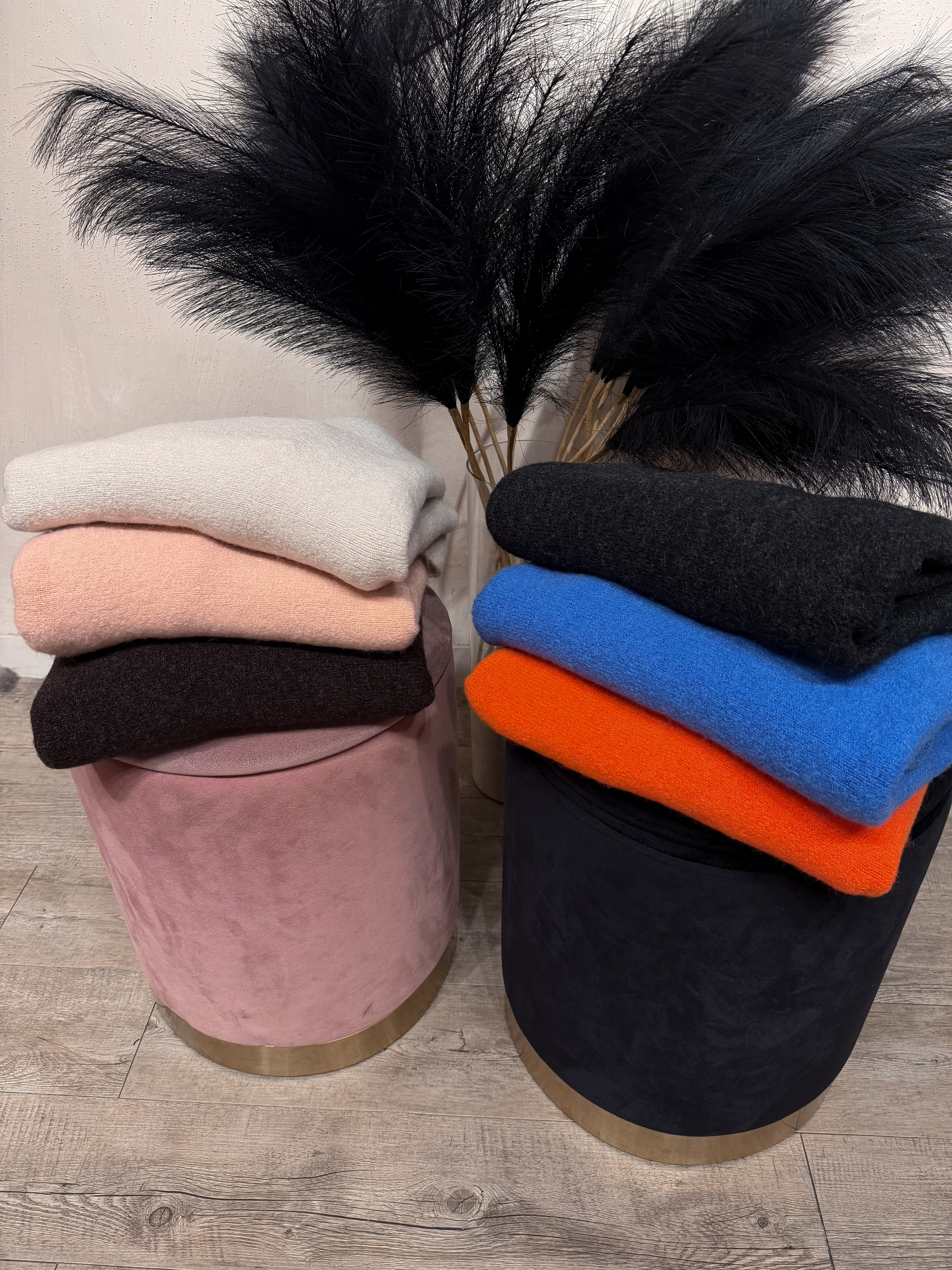 Maxi Maglione Scollo Barca Kontatto +Colori