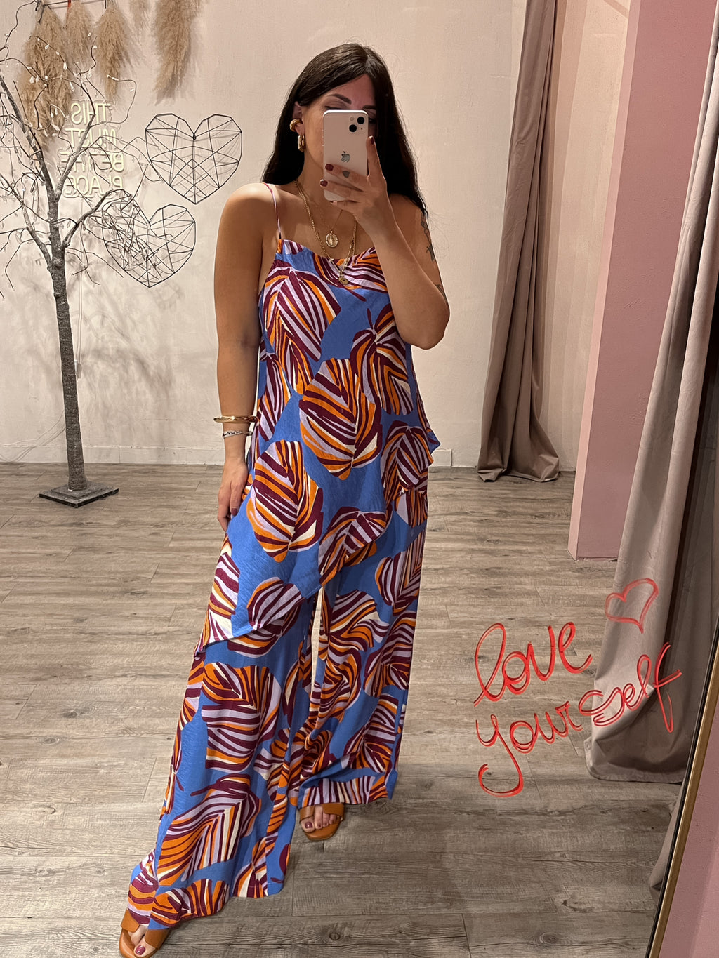Maxi Canotta Asimmetrica Fluida +colori