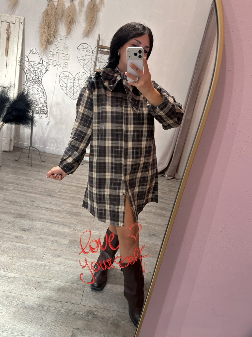 Abito Camicia Fiocco Scacchi Compania Fantastica