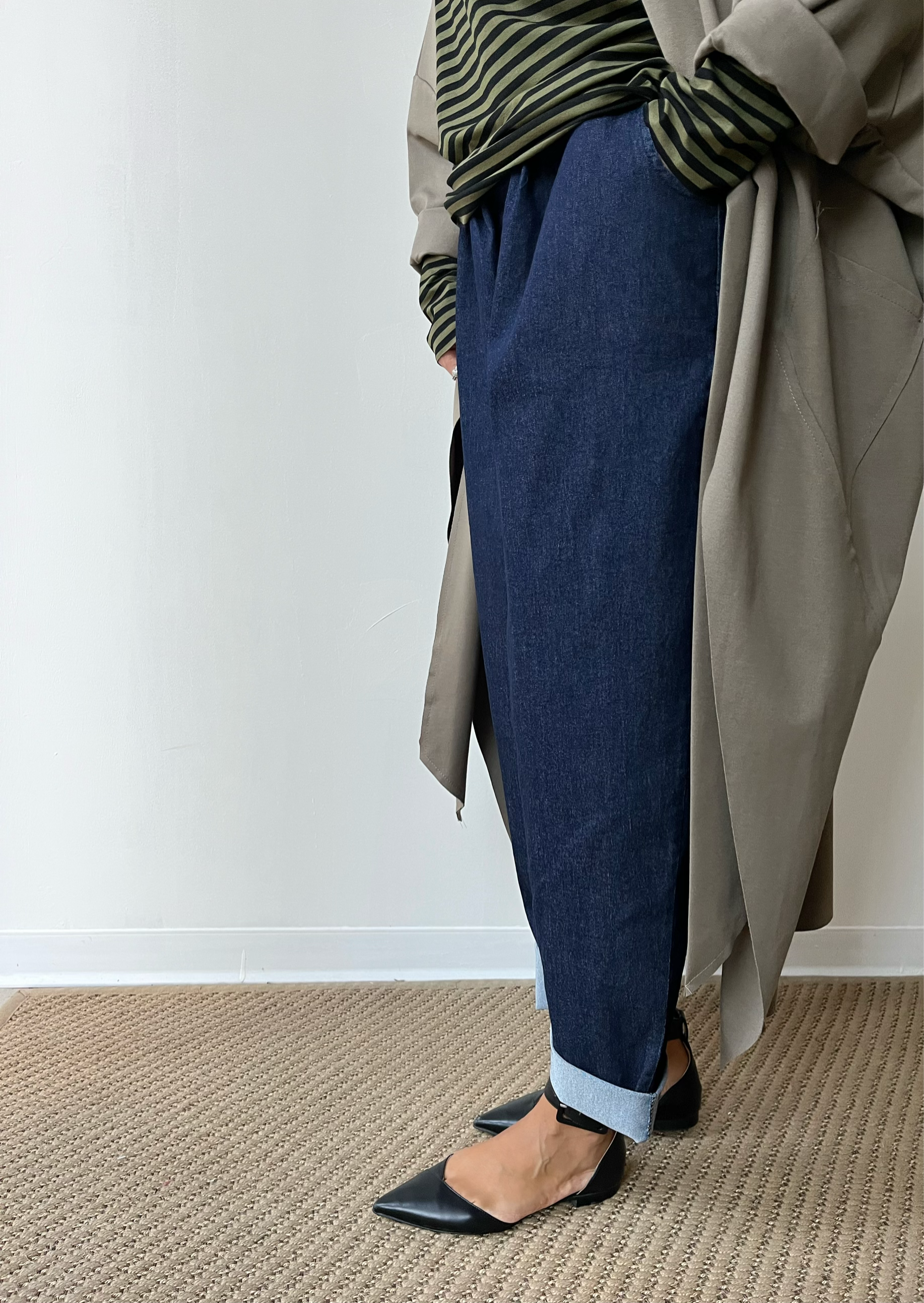 Jeans Miranda Oversize Blu Scuro