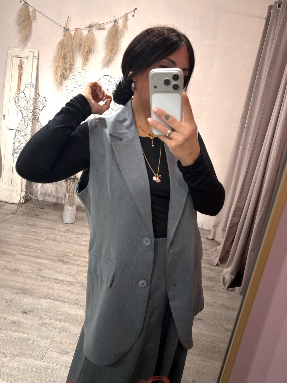 Gilet Ginevra Oversize +colori