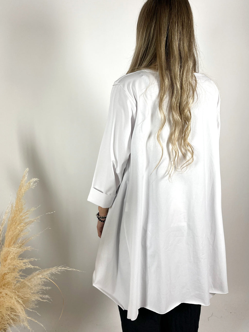 Maxi T-Shirt Basic Taglio Vivo +colori
