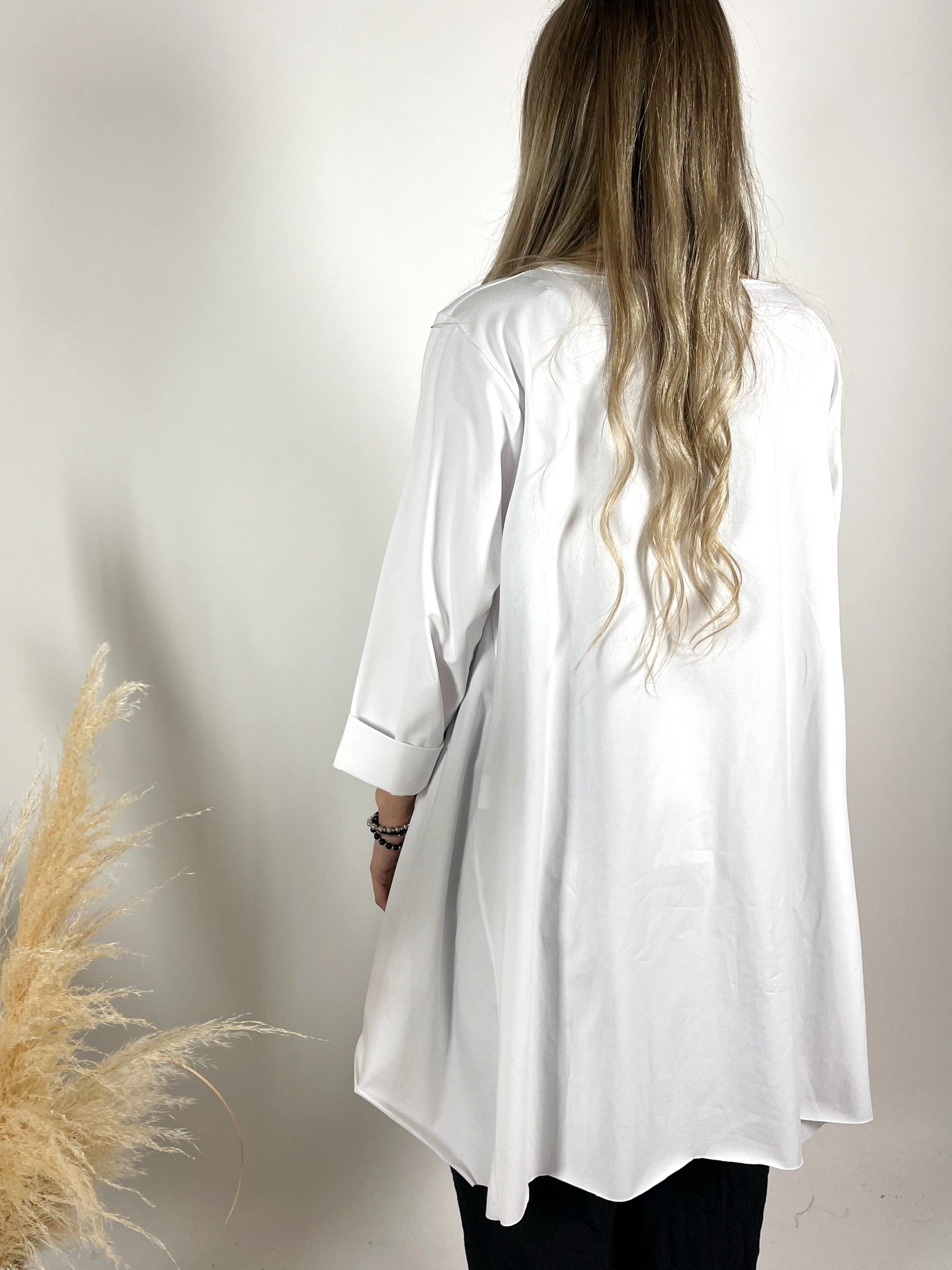 Maxi T-Shirt Basic Taglio Vivo +colori