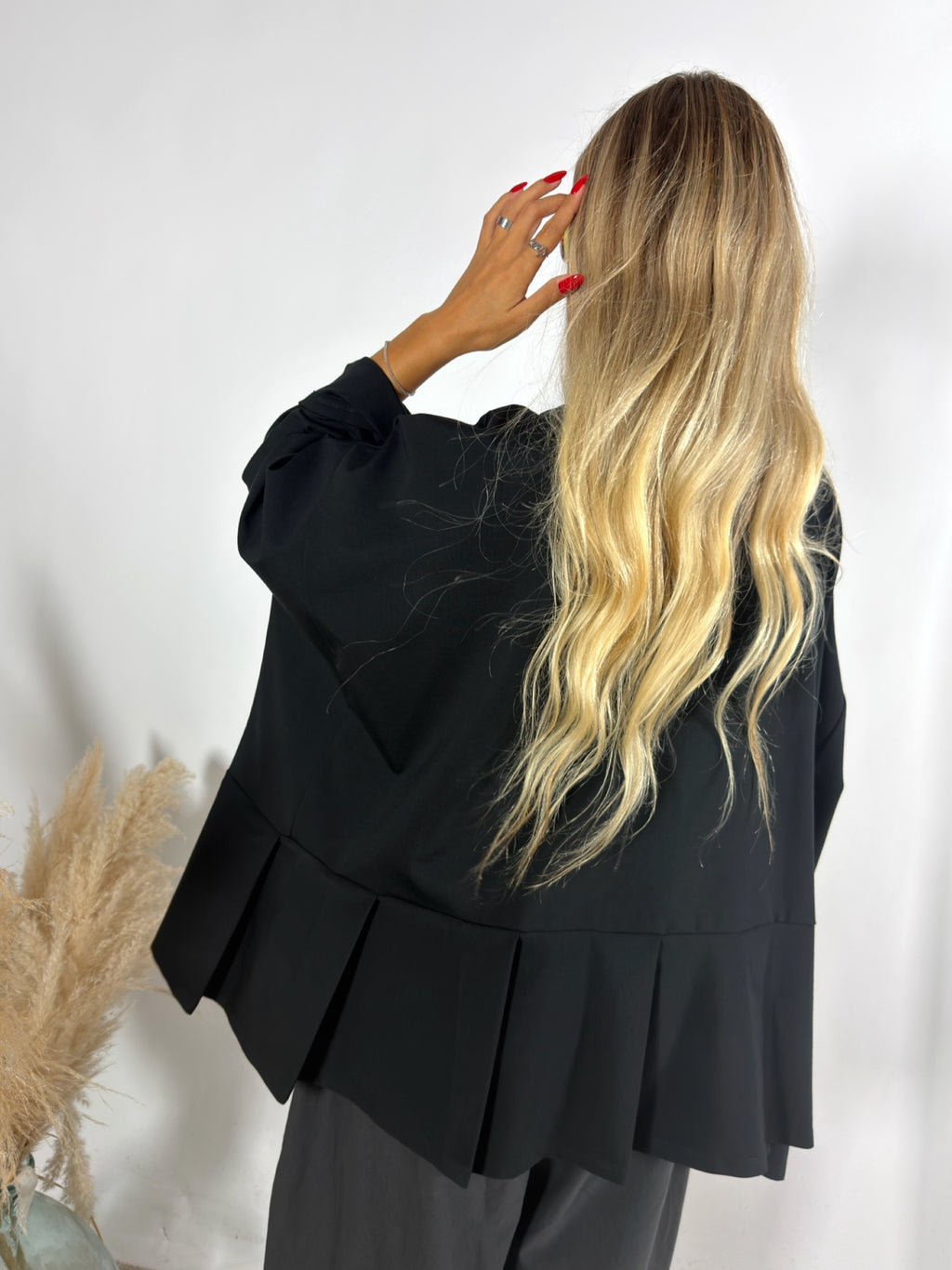 Maxi Felpa Ambra Punto Milano +colori