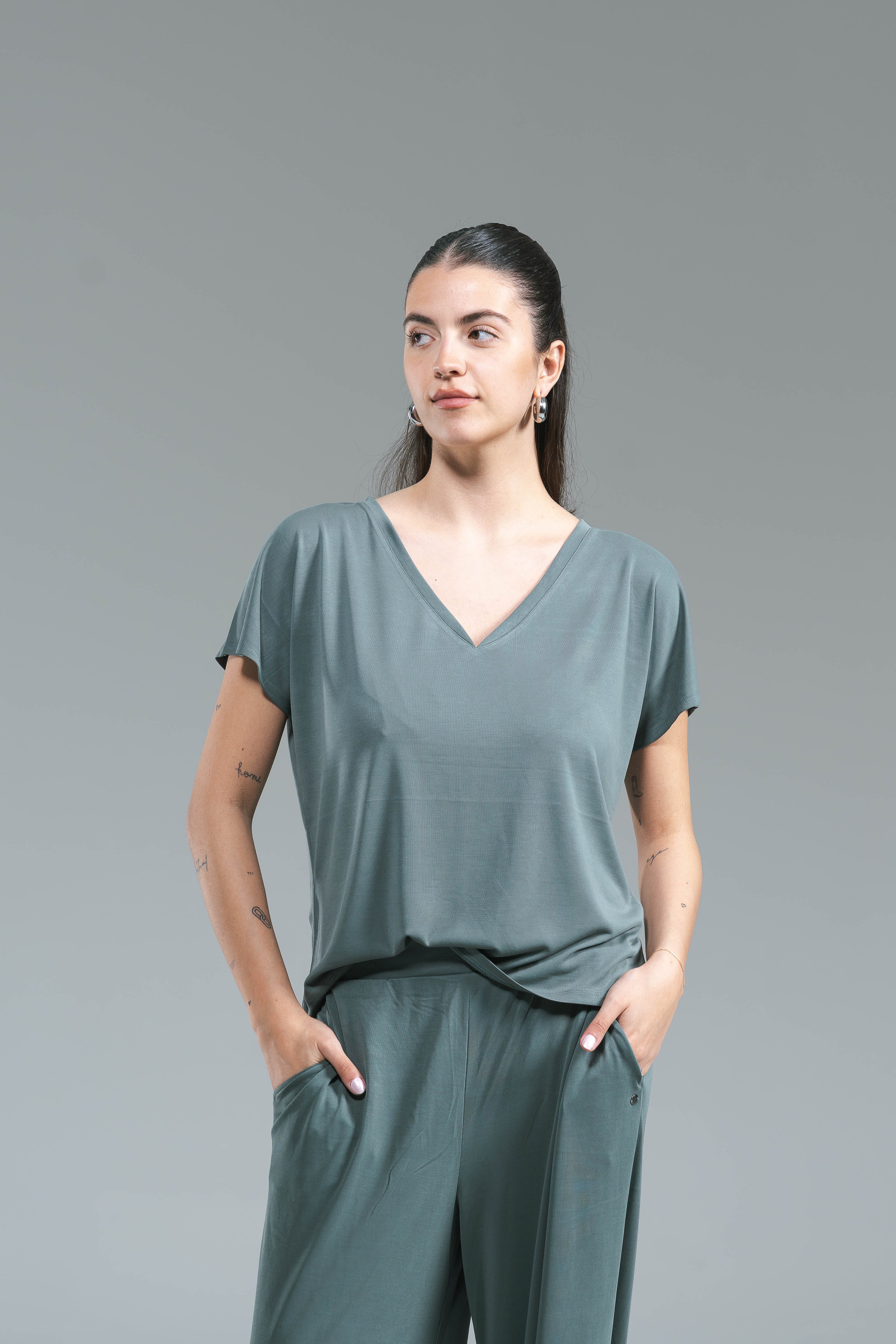 T-shirt Lyocell Surkana Verdone